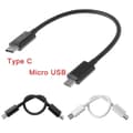 Pikkukuva 3 / 5: Usb 3.1 Type-c - Usb 2.0 Micro-b Micro Usb Lataus Datansiirto Adapterikaapeli