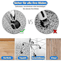 Miniatyrbilde 4 av 5: 5 Pakke Kontorstolhjul 11 mm / 22 mm Erstatning Hardt Gulv For Gamingstoler, Svingstoler