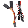 Miniatyrbilde 5 av 5: LED Lys Bar Erstatning kompatibel med 1/18 RC Biler med 7 Varme LED og 73mm Lengde