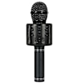Miniatyrbilde 1 av 3: 5 i 1 trådløs karaoke mikrofon bærbar håndholdt mikrofon høyttaler Maskingaver Black