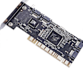Miniatyrbillede 2 af 5: 4 Ports PCI SATA RAID Controller Intern Ekspansionskort Med To SATA Kabler, Til Desktop PC, Suppor