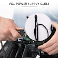 Pikkukuva 3 / 5: 2 kpl 8-PIN - kaksois-8-nastainen 6-PIN PCIE VGA -virtalähdekaapeli EVGA Supernova G2 G3 G5 P2 T2 GS G+ -sarjalle