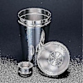 Miniatyrbillede 5 af 5: 1,8 l Stor Cocktail Boston Bar Shaker i Rustfrit Stål: 3-delt Sæt|Cocktail Shakers