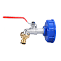 Miniatyrbilde 3 av 5: INF Kran med kranadapter til IBC tank 1/2 tommers legeringskran