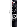 Miniatyrbillede 3 af 4: Fjernbetjening RC5118 - Udskiftning TV Sort
