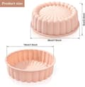 Miniatyrbillede 5 af 6: Bageform - Kageform - Kageform - Silikone bageform - Rund bageform - Rund non-stick silikone kageform - 20 cm
