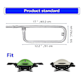 Miniatyrbillede 4 af 5: Grillbrænderrør i rustfrit stål 60040 Reservedele kompatible med Q100, Q120, Q1000, Q1200, 386002, 516002