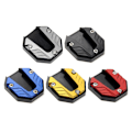 Miniatyrbilde 3 av 10: Motorsykkel Kickstand Motorcykkel Side Kick Stand Pad SVART black