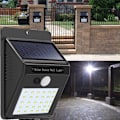 Miniatyrbilde 3 av 7: Vanntett Solcellevegglampe med Bevegelsessensor