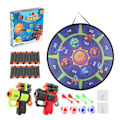 Pikkukuva 1 / 8: Lasten tikkataulu 3 in 1 Space Safe Dartboard Ammuntalelu Sisä- ja ulkotiloihin Juhlapeli Pojille Tytöille 0.6