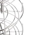 Miniatyrbild 3 av 5: Äggdispenser, äggspiral i rostfritt stål, spiraldesign, äggställ för förvaring av ca 30-36 ägg, silver Silver