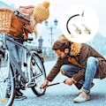 Miniatyrbillede 2 af 5: Schrader-ventilsange til cykelpumpe, forlængerslange til dækpumpe (20 cm), han til gummislange til dækpumpe, og 2 stk. biladapterventiler