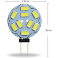 Miniatyrbillede 2 af 5: 10-pak G4 9 LED SMD 5730 12V AC/DC Dobbelt-bas Indbygget Loft Indbyggede LED-lamper 20W Halogenlampe Erstatning
