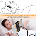 Miniatyrbild 5 av 5: iPad-hållare för säng, stativ, skrivbordsfäste, klämma, 30 tum flexibel armklämma för iPad Mini Air Galaxy Tabs Nintendo 4-10,5\" enheter, vit