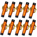Pikkukuva 1 / 5: 10-pakkauma 12V 6 SMD LED-asentovalot - Etu- ja takasivuvaunut, kuorma-autot, asuntovaunut, matkailuautot, bussit, veneet, traktorit, amber orange