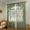 Green Lace Curtains 2 pcs Green Green 140*200cm