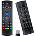 Miniatyrbilde 1 av 3: Luftmus for Android TV Box, Mx3 Pro trådløst tastatur 2.4g Smart TV-fjernkontroll med bevegelsessensor spillhåndtak Android-fjernkontroll