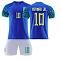 Miniatyrbillede 1 af 2: fodboldtrøje tøj børn brasilien neymar jr 10 #XL #XL