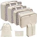 Miniatyrbilde 1 av 5: Reisepakningsorganisator - 7 deler - Vesker for Reise Beige Beige