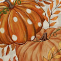 Miniatyrbilde 4 av 4: Oransje Gresskar, Eukalyptus Høst Bordløper, Høst Thanksgiving Kjøkken Spisebord Dekorasjon for Hjemmefest Dekor 13x72 Tommer Style 3