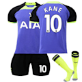 Pikkukuva 1 / 5: Uudet Pojat Lapset Jalkapallosetti Lyhyt Paita Sukkasetti Jalkapallo Tottenham Hotspur vierasasu #10 tottenham hotspur away kit #10 22/(6-7 years)