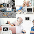 Miniatyrbilde 5 av 5: Demens Klokke Alzheimers Klokke Stor Digital Kalender Klokke For Seniorer, Klokke Med Dag Og Dato