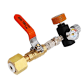 Miniatyrbilde 3 av 3: Cga320 CO2-sylinderfyllingsadapter og kuleventil for Sodastream-tankkontakt - Perfekt W21.8 without 2000psi Gauge