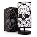 Miniatyrbilde 1 av 5: 100% Ny Svart Dødninghodelampe Gotisk Lampe Dødninghode Lys