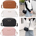 Miniatyrbilde 1 av 5: Dames Messenger Bag Skulderveske Style1 Black