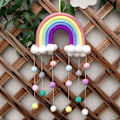 Miniatyrbild 3 av 5: Rainbow Tapestry Moln Hängande Dekoration Prydnad för Babyrum Barnrum