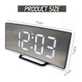Miniatyrbild 3 av 5: LED-väckarklocka Digital Alarm Digital Klocka Stor Display Multifunktionell Väckarklocka Fk  (FMY) Red