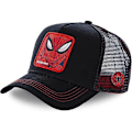 Miniatyrbillede 1 af 4: Mickey Snapback Bomulds Baseball Cap & Dad Mesh / Trucker Hat SPIDER BLACK