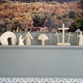 Miniatyrbild 4 av 5: Träscen för påsk - Liten påskkrubba Jesuskrubba Dekorationer