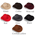 Miniatyrbillede 3 af 8: Cowboyhatte til mænd og kvinder, hatte i westernstil, vilde, elegante, neutrale network network No,