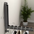 Miniatyrbillede 2 af 4: Sammenklappeligt tørrestativ, superstærk aluminiumslegering dørhænger med indbygget stang gray