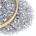 Miniatyrbillede 2 af 4: 8000 stk Klare Hotfix Rhinestones, SS6, 1,9-2,1 mm til Håndværk & Tøj Crystal Crystal SS6