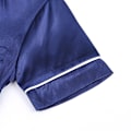 Miniatyrbild 9 av 11: Satin Pyjamas Set i Siden, Kortärmad, Barnkläder för Sovkläder blå blue 100