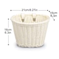 Miniatyrbilde 5 av 5: Sykkelkurver for barn Håndvevd sykkelkurv Plastkurv
