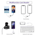 Pikkukuva 3 / 5: USB C - Micro-SD TF -muistikortinlukija, 3-in-1 USB-kamerakortinlukija-adapteri Galaxy S10/S9 yms.