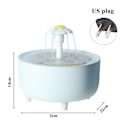 Miniatyrbild 3 av 5: Automatisk cirkulerande vattenfontän för katter, intelligent vattenautomat för husdjur, rinnande vatten för kattungar och smådjur large size floret