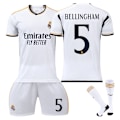 Miniatyrbillede 1 af 2: 23-24 Bellingham 5 Real Madrid Trøje Ny Sæson Seneste Voksen Fodboldtrøjer Til Børn Adult S（165-170cm）