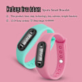 Miniatyrbillede 2 af 3: Fitness Tracker LCD Digital Skridttæller Gang Skridt Kalorietæller Armbåndsur-WELLNGS Purple