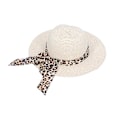 Miniatyrbilde 1 av 4: Baby Sommer Strand Halmhatt Barn Bøttehatt Barn Solhatt Med Sløyfe（C）