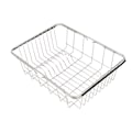 Miniatyrbild 3 av 4: Dish Rack for Sink – Adjustable Stainless Steel Mesh Basket