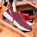 Miniatyrbillede 3 af 5: Herrsneakers Andas løbesko Mode Damesportssko 04 Rød Red 42