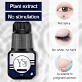 Miniatyrbilde 4 av 5: Semipermanent sterkt øyenvippelim Quick Dry Extension Graf Svart one size