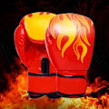 Miniatyrbild 2 av 5: Boxningshandskar för barn Barnträning Stansning Kickboxning Tillbehör svart