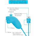 Miniatyrbillede 4 af 5: 2-pak trådløs håndkontrol og Nunchuck til Wii og Wii U-konsol - Perfekt