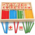 Miniatyrbilde 6 av 7: Tre Utviklingshjelpemidler for Læring av Tall, Matematikk, Tellingsspill, Fargerike Tellestaver, Barnas Lærings- og Utdanningsleker
