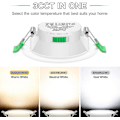 Miniatyrbilde 3 av 4: 12 stk 7W Vita LED Downlight Innebygde Taklamper Smale Spotlights Høy Kvalitet - Yvan